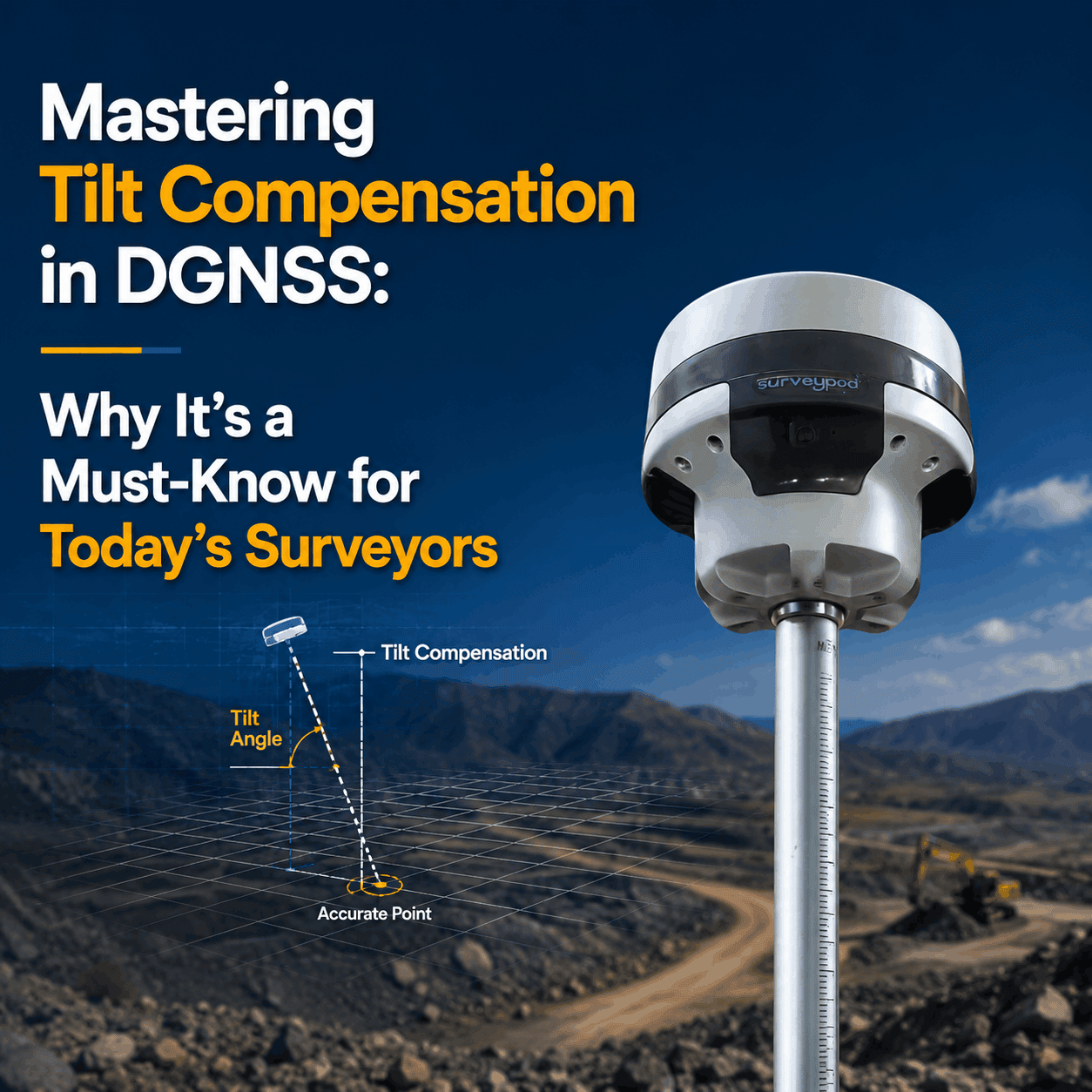 Mastering Tilt Compensation in DGNSS: Why It’s a Must-Know for Today’s Surveyors